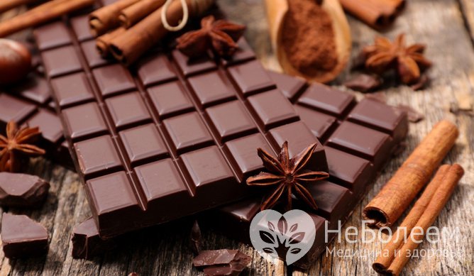  Горький шоколад – продукт, помогающий улучшить кровообращение 