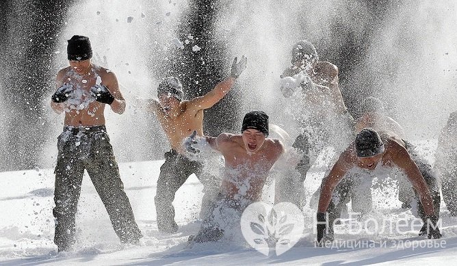 Закаливание является одним из эффективных методов профилактики заболевания