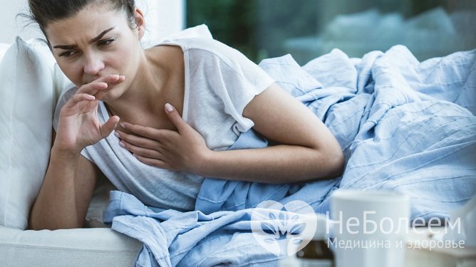 Основной симптом бронхита - кашель с выделением мокроты