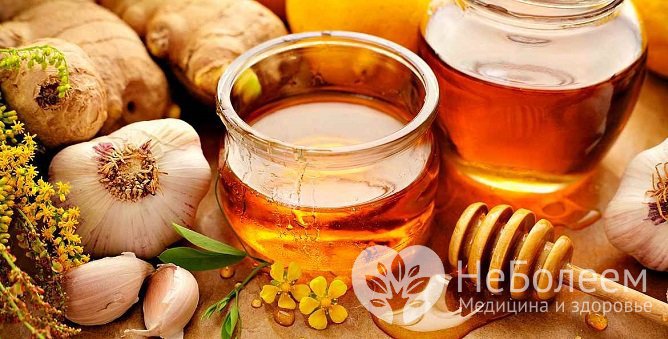 Одно из эффективных народных средств – чесночно-медовый сироп