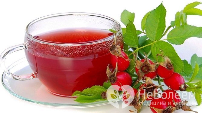 Чай из шиповника рекомендуется для постинсультной терапии, а также для профилактики инсульта и целого ряда других заболеваний