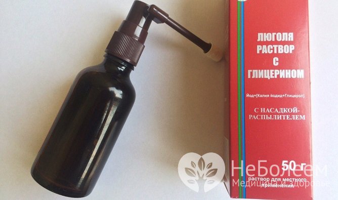 Люголь при ангине гнойной и других форм: особенности применения