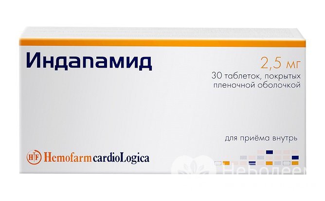 Индапамид - нетиазидный мочегонный препарат