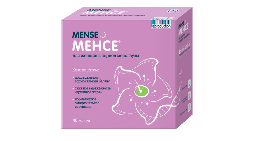 Менсе - комплекс для женщин в период менопаузы
