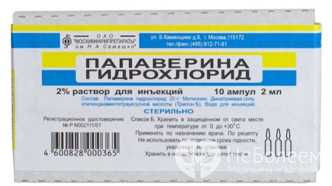 Укол Папаверина с Дибазолом и Анальгином позволяет быстро снизить высокое АД