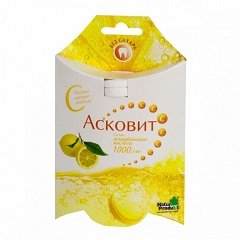 Таблетки шипучие лимонные Асковит