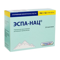 Порошок для приготовления раствора для приема внутрь ЭСПА-НАЦ