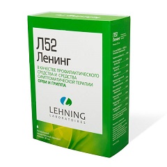 Гомеопатические капли для приема внутрь Л52 Ленинг