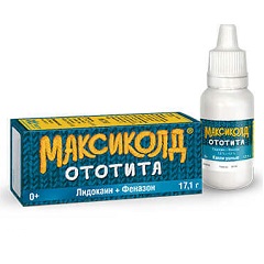 Капли ушные Максиколд Ототита