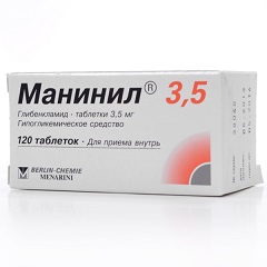 Таблетки Манинил 3,5