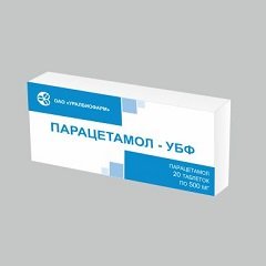Таблетки Парацетамол-УБФ 500 мг