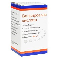 Таблетки пролонгированного действия Вальпроевая кислота