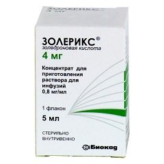 Концентрат для приготовления раствора для инфузий Золерикс
