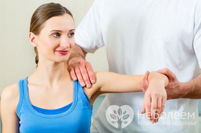 Лечение остеохондроза плечевого сустава должно проводиться под контролем врача
